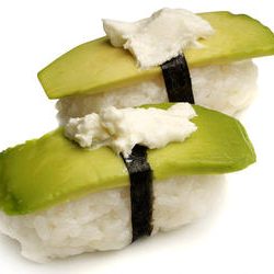 Sushi avocat fromage